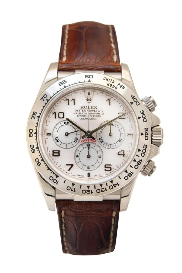 ROLEX, REF. 16519, DAYTONA MOTHER OF PEARL DIAL, STEEL