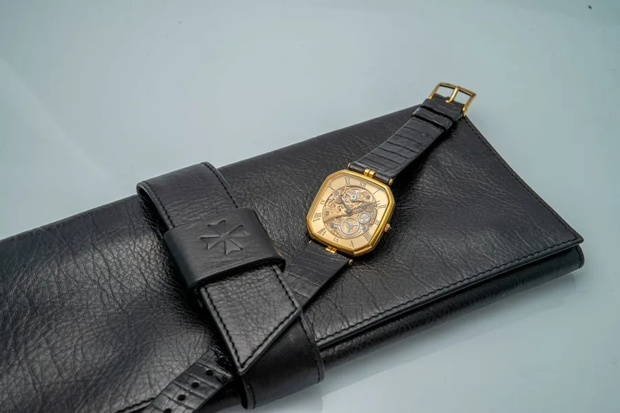 VACHERON CONSTANTIN, REF. 734093, SKELETON, YELLOW GOLD
