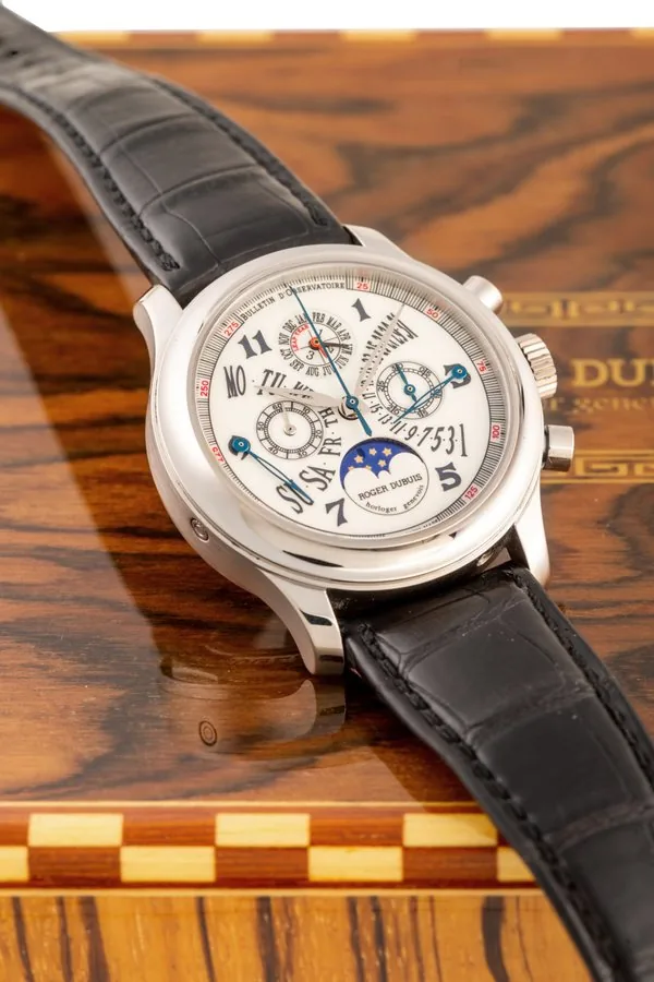 ROGER DUBUIS, HOMMAGE, PERPETUAL CALENDAR, WHITE GOLD