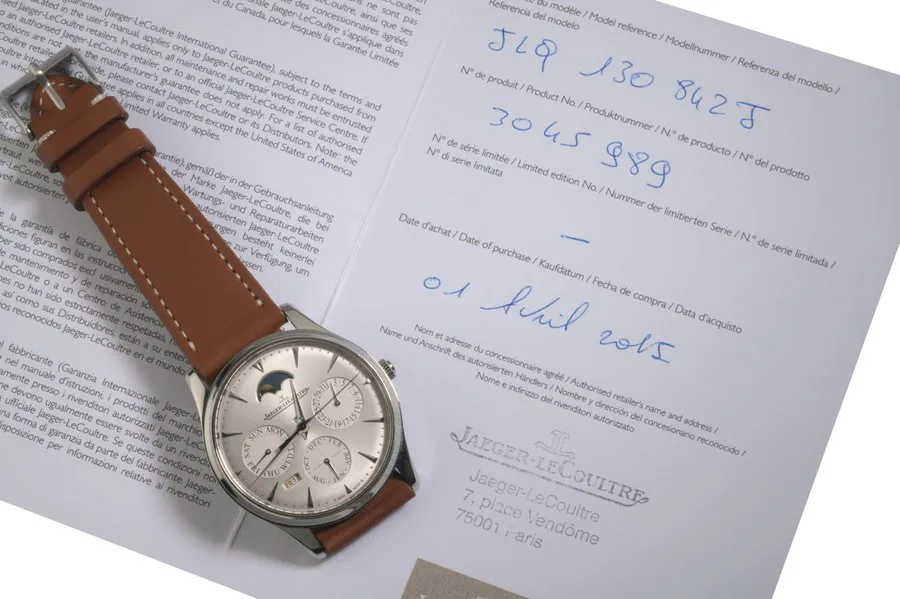 JAEGER LECOULTRE, REF. JLQ130842J, MASTER ULTRA THIN PERPETUAL CALENDAR EDITION BOUTIQUE, STEEL