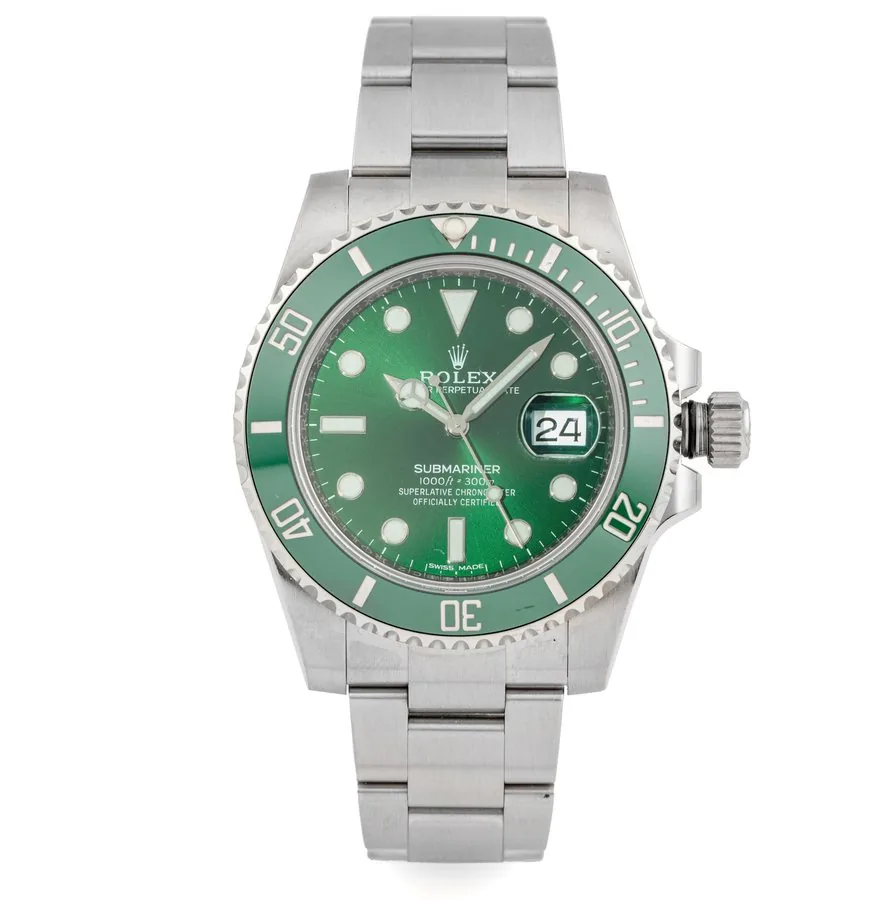 Rolex Ref 116610 Lv Oyster Perpetual Date Submariner 1000 Ft 300 M Superlative Chronometer Officially Certified
