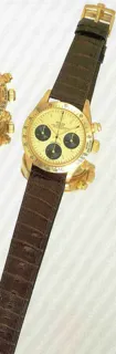 Rolex Rolex Daytona 6265 38mm 18k yellow gold Black and Golden · 6265