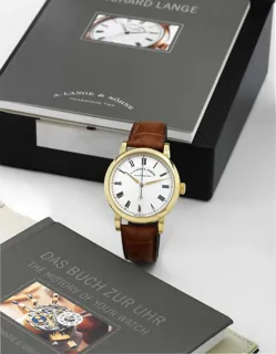 A. Lange and Sohne A. Lange & Söhne Richard Lange 232.021 41mm Yellow gold Silver · 232.021