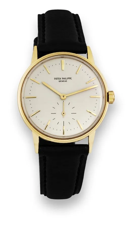 Patek Philippe Yellow Gold Ref. 3425. Patek Philippe, Genève, movement No. 1111556, case No. 2622518, Ref. 3425. Sold on April, 4th 1962. Very fine and rare, self-winding, water-resistant, 18K yellow gold wristwatch. Accompanied by a fitted box and Certificate of Origin.