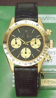 Rolex Rolex Daytona 6265 36mm Yellow gold Black · 6265