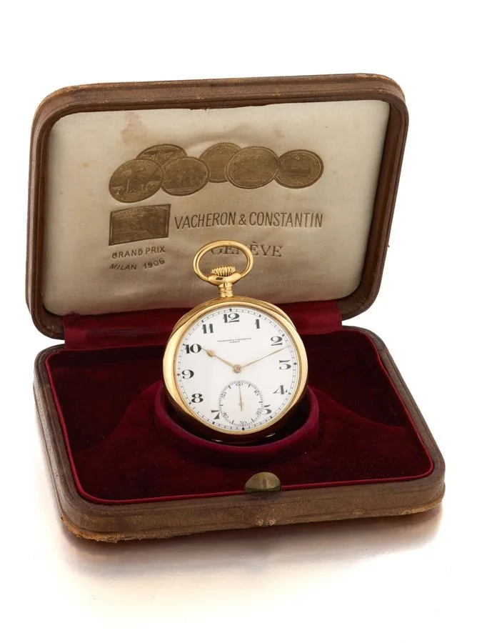 VACHERON CONSTANTIN, OPENFACE POCKET WATCH, YELLOW GOLD
