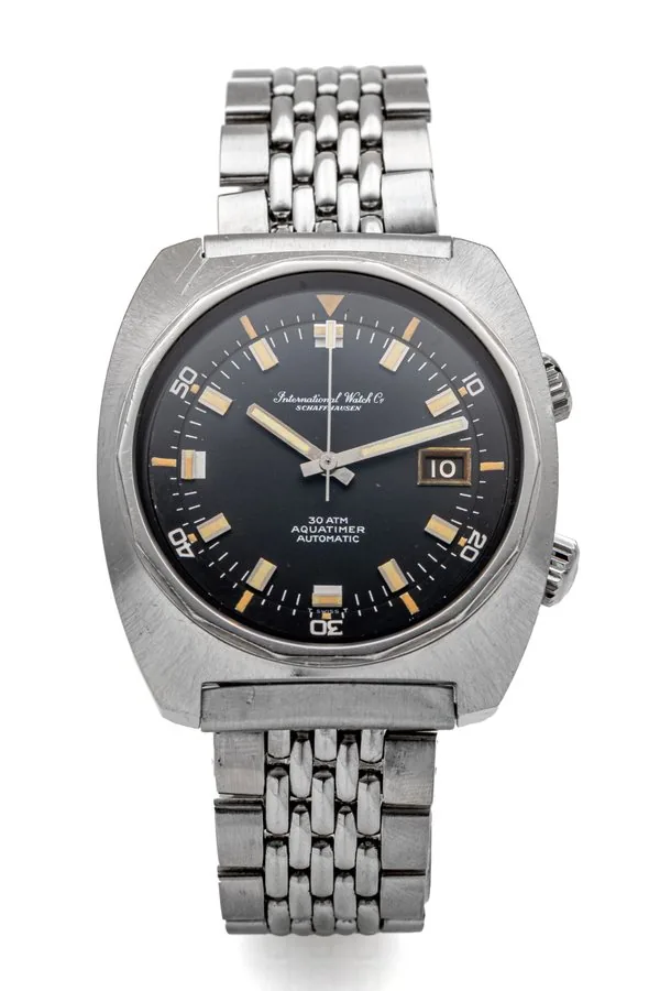 IWC, REF. 816, AQUATIMER, 2 CROWNS, STEEL