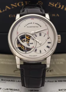 A. Lange and Sohne A. Lange & Söhne Richard Lange 760.025 42mm Platinum Silver · 760.025