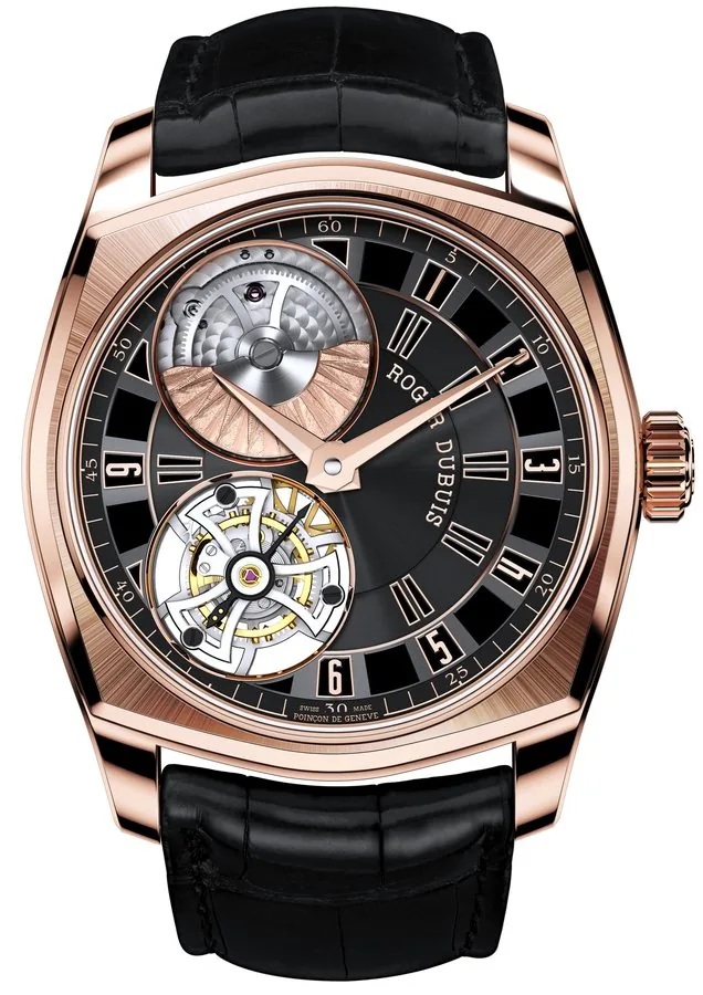 Roger Dubuis, La Monegasque for Only Watch Fine and unique pink gold self-winding tourbillon wristwatch with micro-rotor. Accompanied by a fitted box and Certificate.