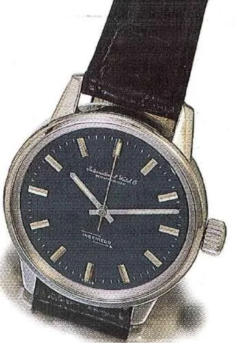 International Watch Co., Schaffhausen, Ingenieur, No. 1834846, case No. 1839012, Ref. 866 A, sold on 21 June 1968. Fine water-resistant, centre second, self-winding, stainless steel gentleman's wristwatch, shielded against magnetic disturbance up to 1000 Oerstedt.