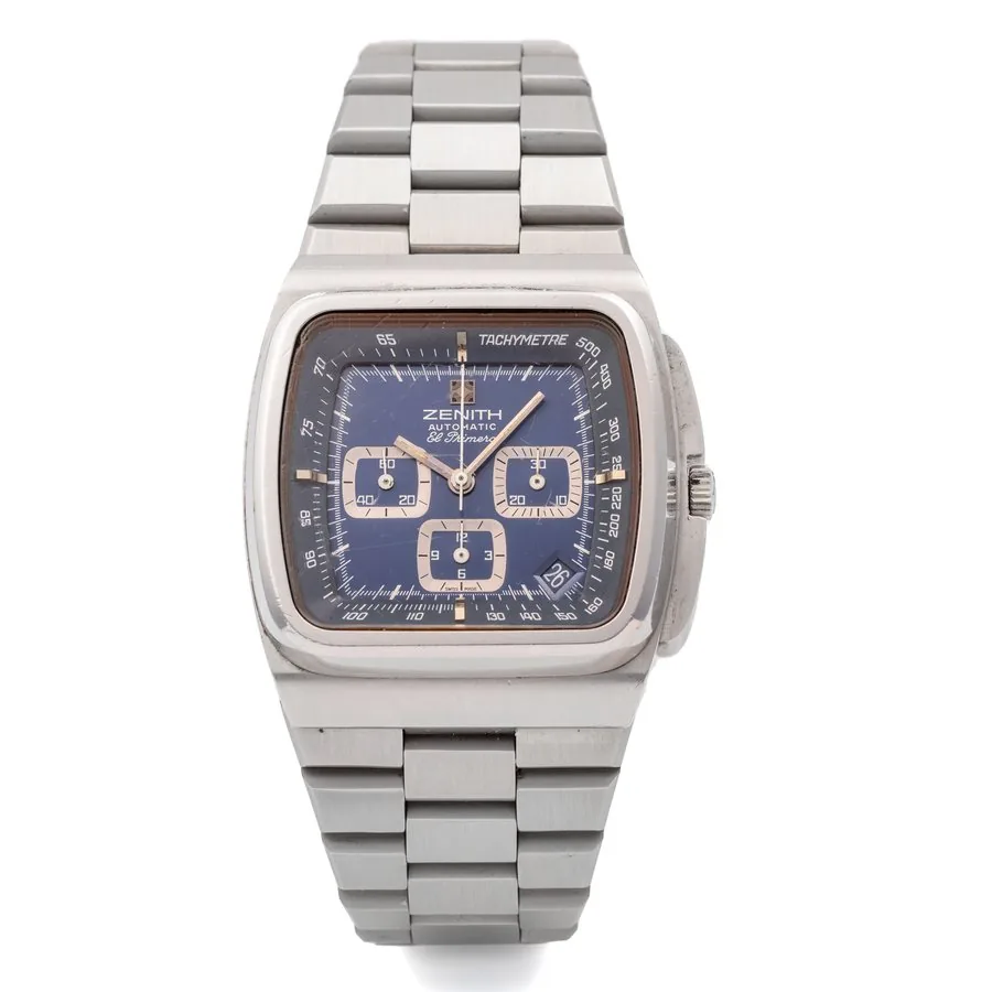 Zenith Ref 01 0200 415 Automatic El Primero So Called Tv Screen Or Fernsher Or The Big Blue
