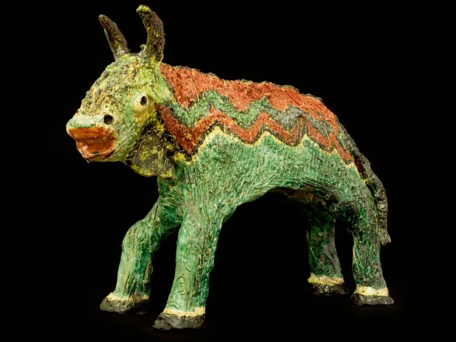 FRANCESCO PROCIDA (1938) "TORO" 2006 "TORO" Ceramic sculpture representing a bull.