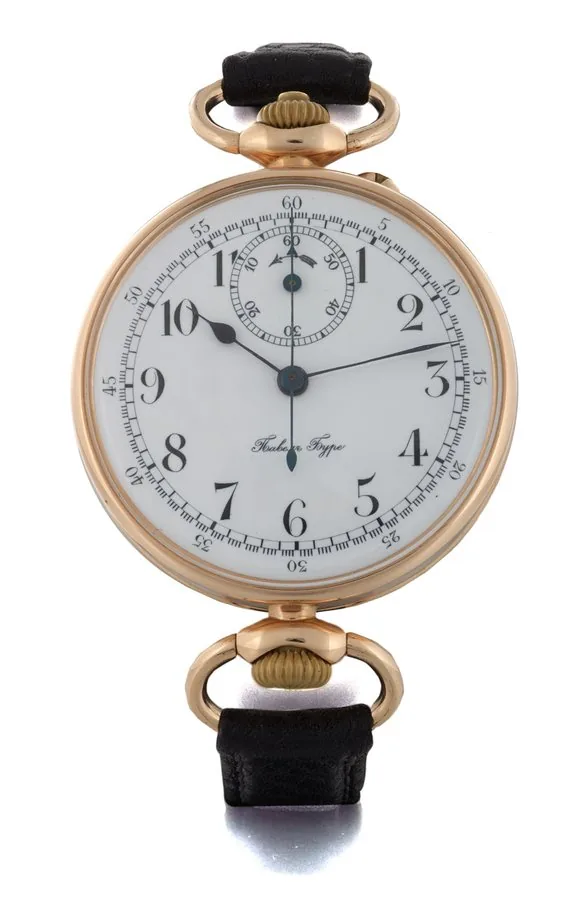 PAUL BUHRE, FABER TYPE, ENAMEL DIAL, PINK GOLD