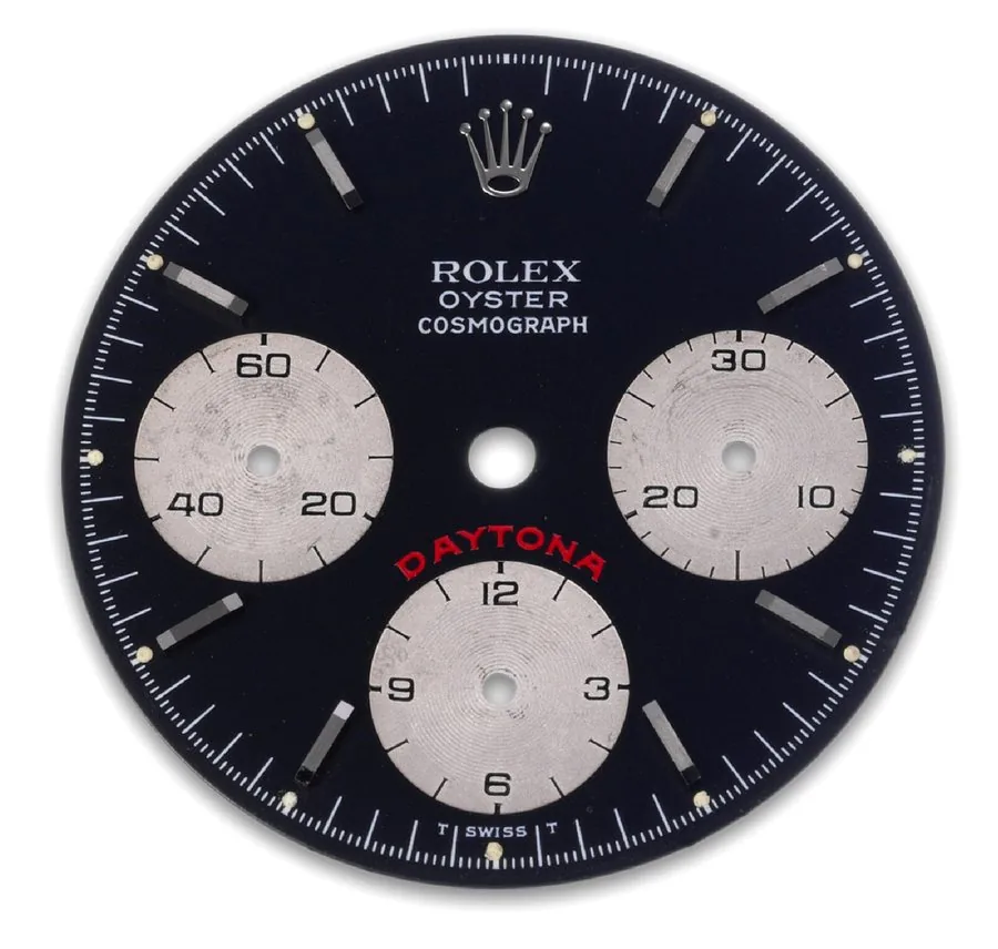 Rolex dial, Ref. 6263, 6265 stainless steel, to fit Cal. 72, 727. Rolex Oyster Cosmograph Daytona. To be sold without reserve