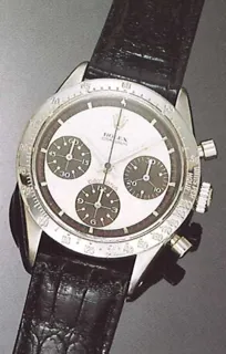 Rolex Rolex Daytona 6239 38mm Stainless steel Black and Beige · 6239