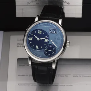 A. Lange and Sohne A. Lange & Söhne Grand Lange 1 117.035 41mm Platinum Black · 117.035