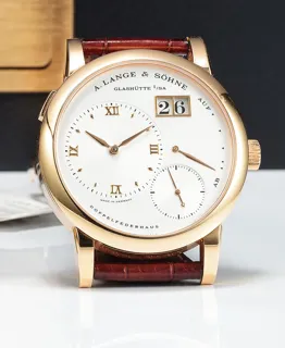 A. Lange and Sohne A. Lange & Söhne Lange 1 101.032 38.5mm Rose gold Silver · 101.032