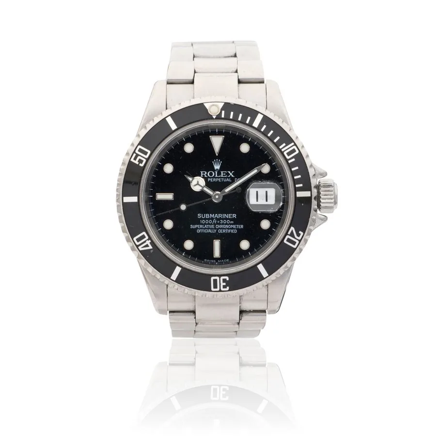 Rolex. A stainless steel automatic calendar bracelet watch Submariner, Ref: 16610T, Circa 2006