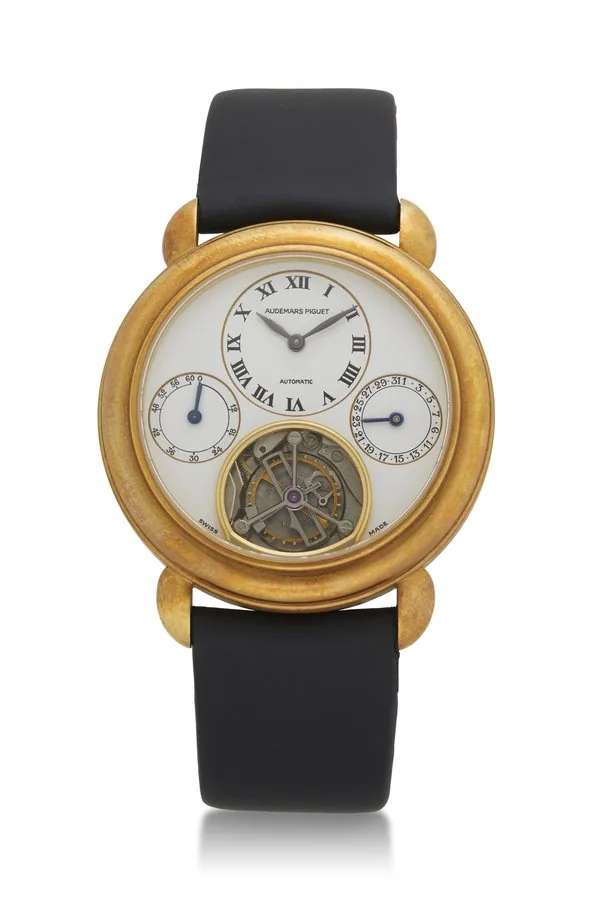 AUDEMARS PIGUET, YELLOW GOLD JULES AUDEMARS, AUTOMATIC TOURBILLON, REF. 25718BA