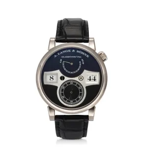 A. Lange and Sohne A. Lange & Söhne Zeitwerk 140.029 42mm White gold Black · 140.029