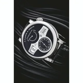 A. Lange and Sohne A. Lange & Söhne Zeitwerk 140.029 42mm White gold Black · 140.029