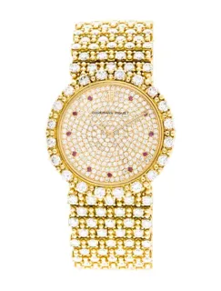 Audemars Piguet Audemars Piguet Classic 32mm 18k yellow gold Paved · -