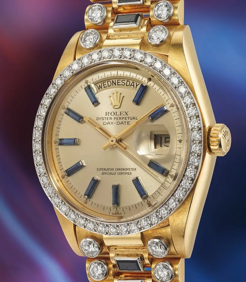 Rolex Ref. 1804 inside caseback stamped 1803 Day-Date "Octopussy"