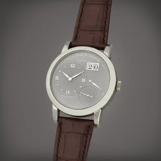A. Lange and Sohne A. Lange & Söhne Lange 1 101.030 38.5mm White gold Gray · 101.030