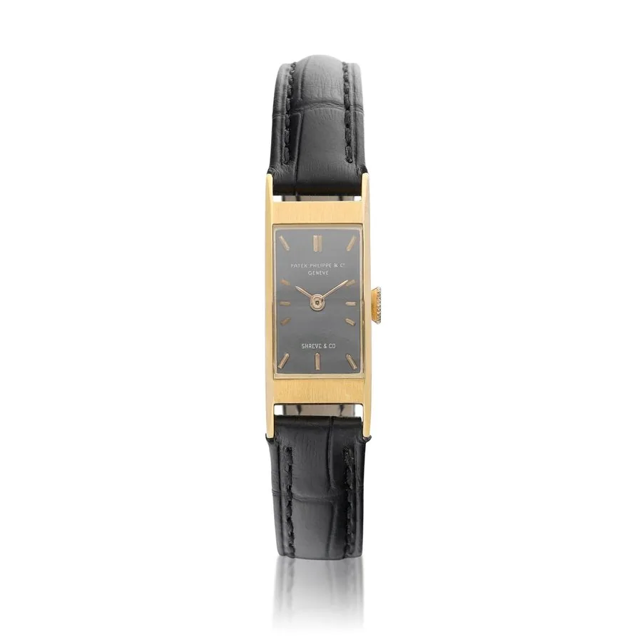 Reference 2292 | A yellow gold wristwatch, Retailed by Shreve & Co., Made in 1955 | 百達翡麗 | 型號2292 | 黃金腕錶，由 Shreve & Co. 發行，1955年製