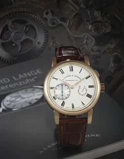 A. Lange and Sohne A. Lange & Söhne Richard Lange 40mm 18k rose gold Silver · -