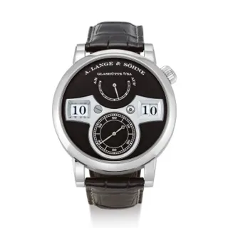 A. Lange and Sohne A. Lange & Söhne Zeitwerk 140.029 42mm White gold Black · 140.029