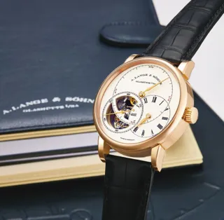 A. Lange and Sohne A. Lange & Söhne Richard Lange 42mm Rose gold Silver · -