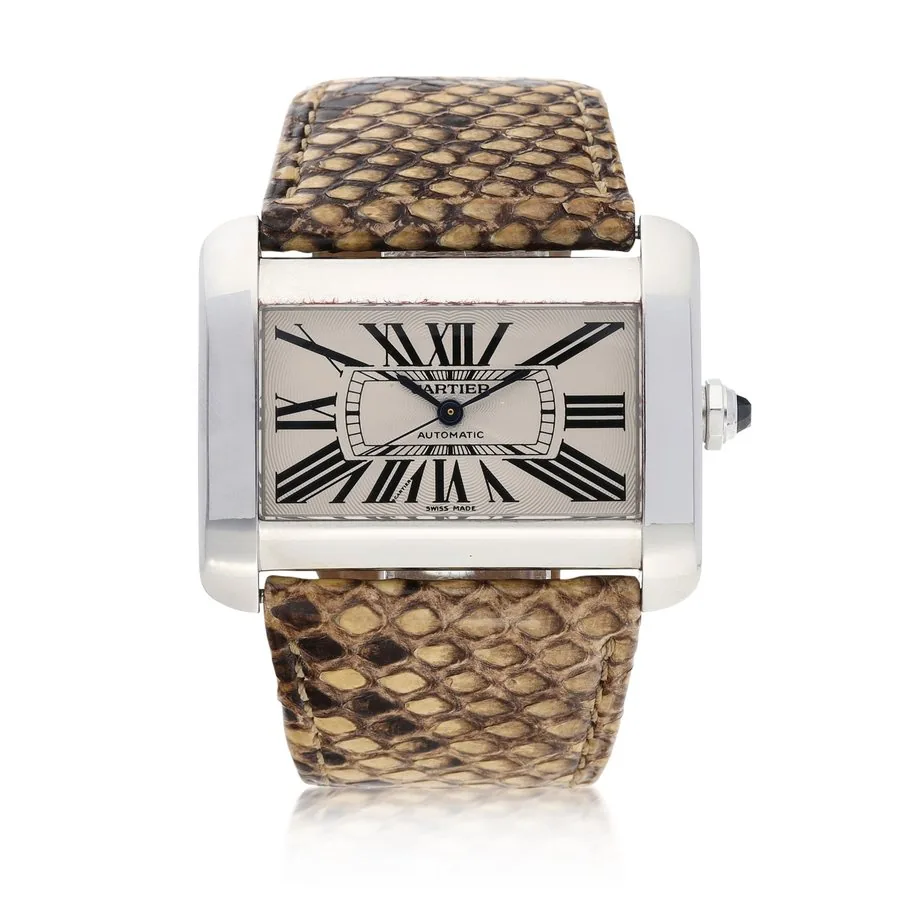 Cartier | Tank Divan, Reference 2612, A stainless steel wristwatch, Circa 2005 | 卡地亞 | Tank Divan 型號2612   精鋼腕錶，約2005年製