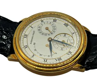 Audemars Piguet Audemars Piguet Dual Time 35mm 18k yellow gold White · -