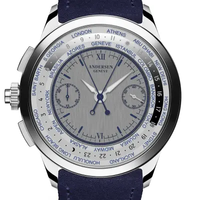 ANDERSEN Genève Split Second Chronograph Worldtime