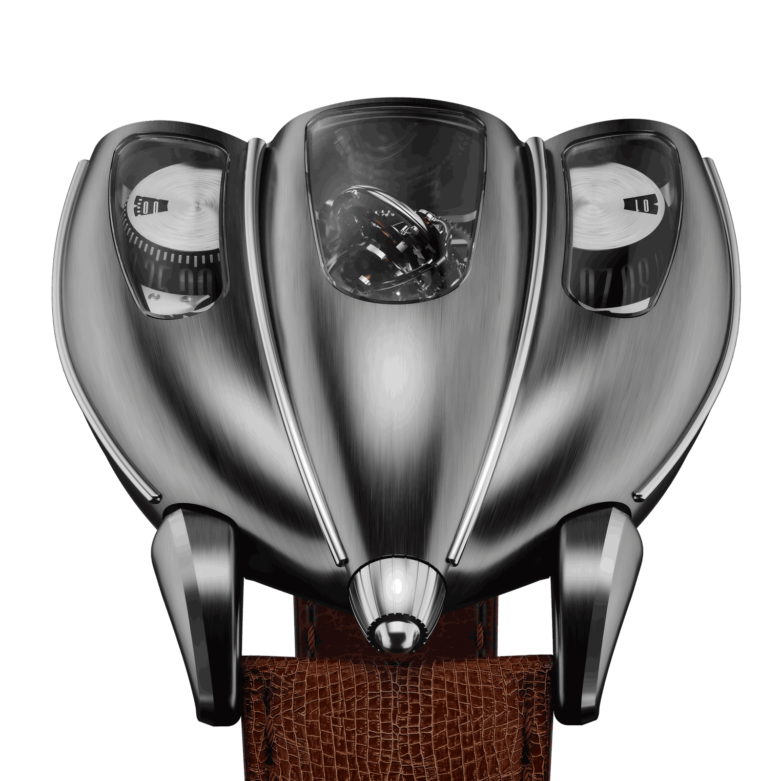 Desder D001 three-quarter view showing case sculpting