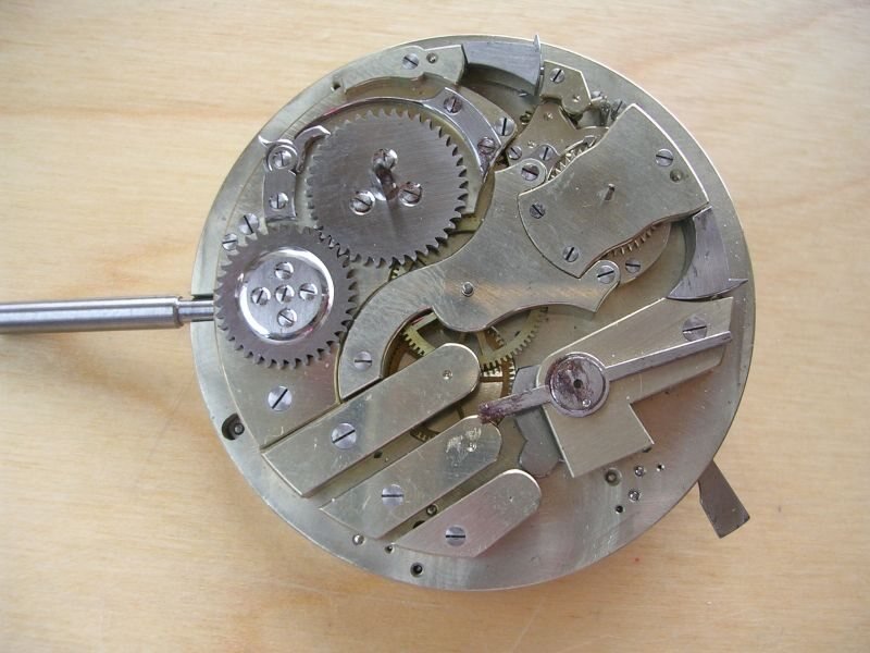 The bridges, gongs and hammers of a mechanical minute repeater movement