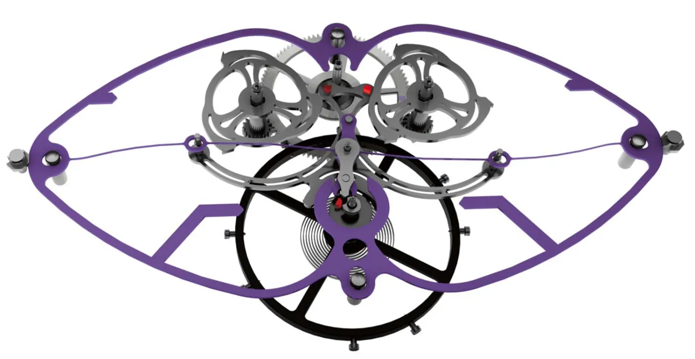 Girard-Perregaux Constant Escapement silicon blade detail