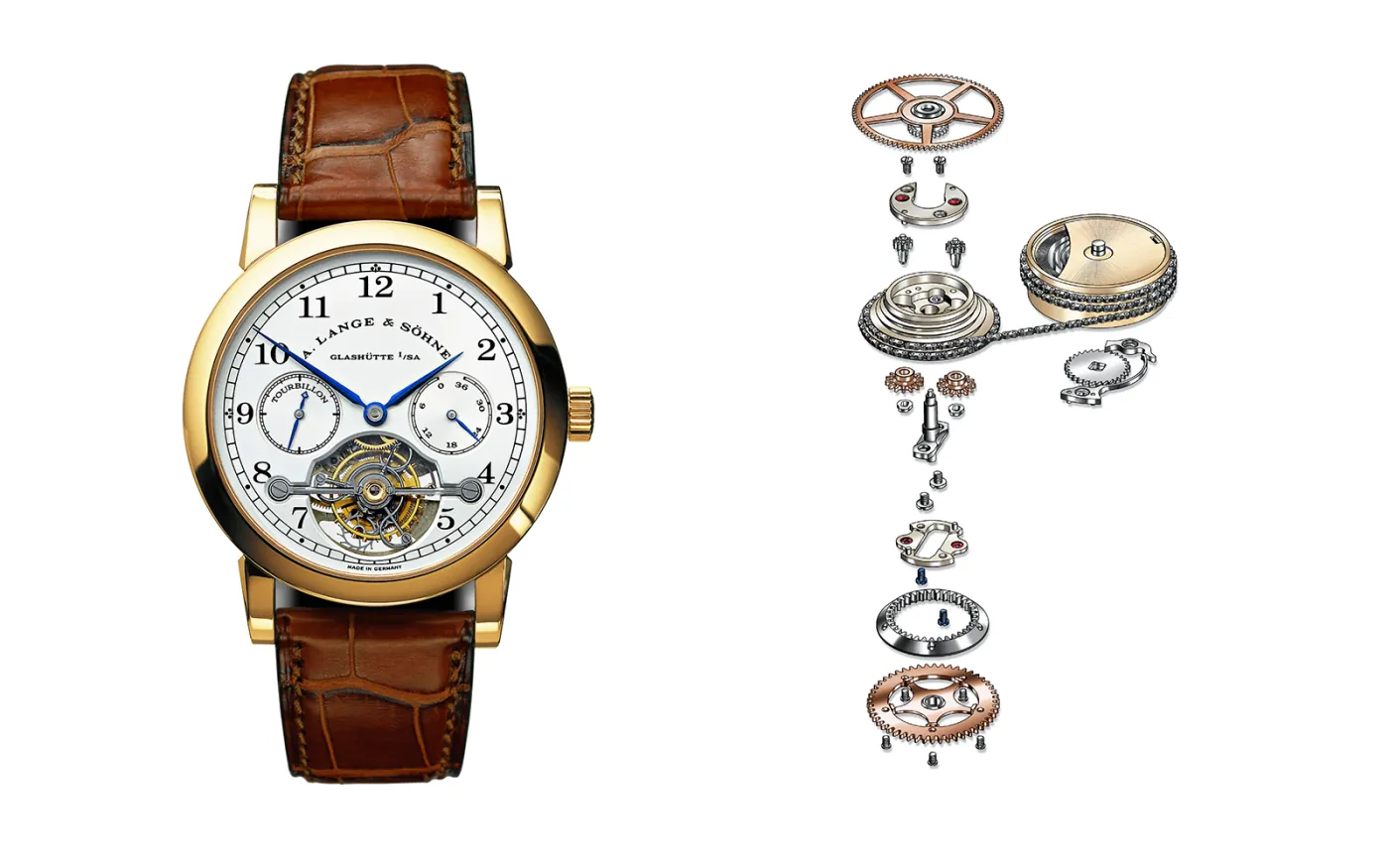A. Lange Söhne Tourbillon Pour le Mérite with fusee and chain, 1994