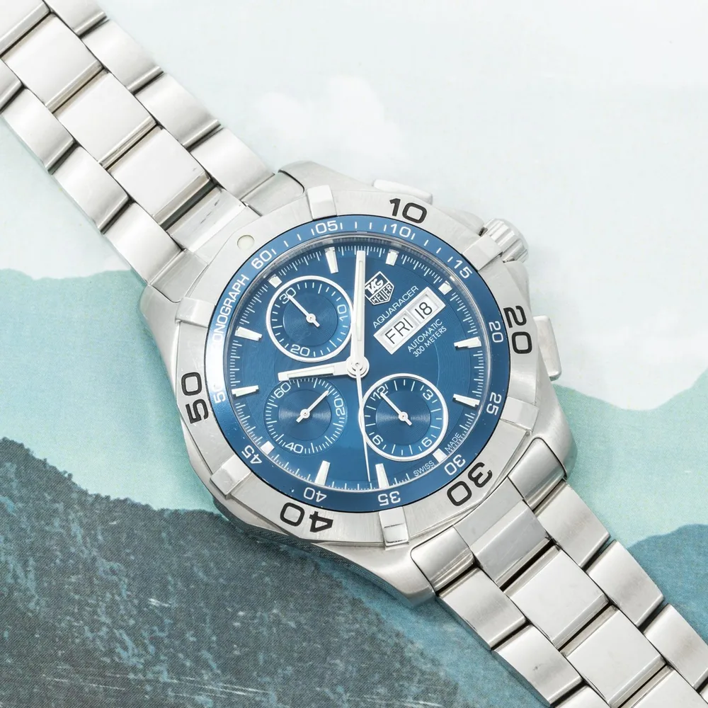Pre-Owned TAG Heuer by Analog Shift Aquaracer Chronograph Ref. 40990271