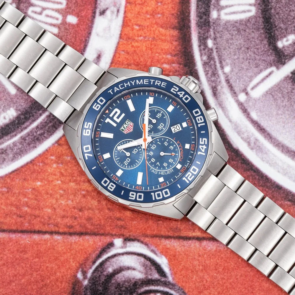 Pre-Owned TAG Heuer by Analog Shift F1 Chronograph Ref. 40990239