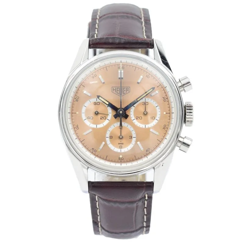 Pre-Owned Watches SOLD - Tag Heuer Carrera CS3112 Salmon Dial Manual Wind - 36mm Ref. 212339