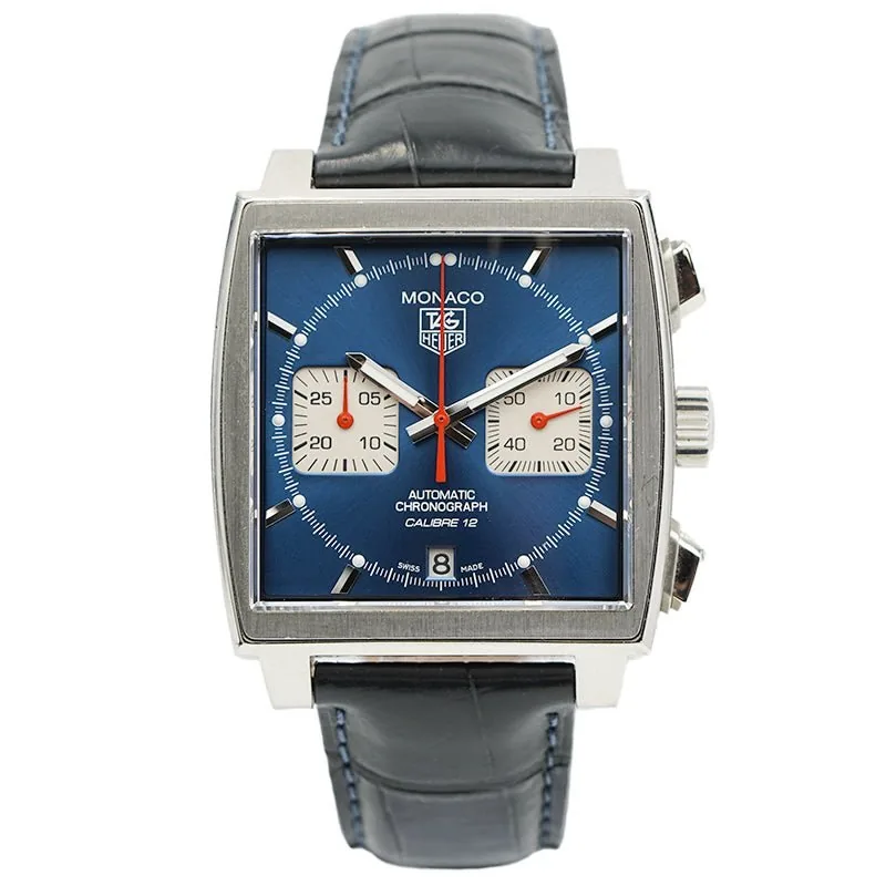 Pre-Owned Watches SOLD - 9/5/23 - Tag Heuer Monaco CAW2111.FC6183 Caliber 12 McQueen Watch w Box Ref. 233879