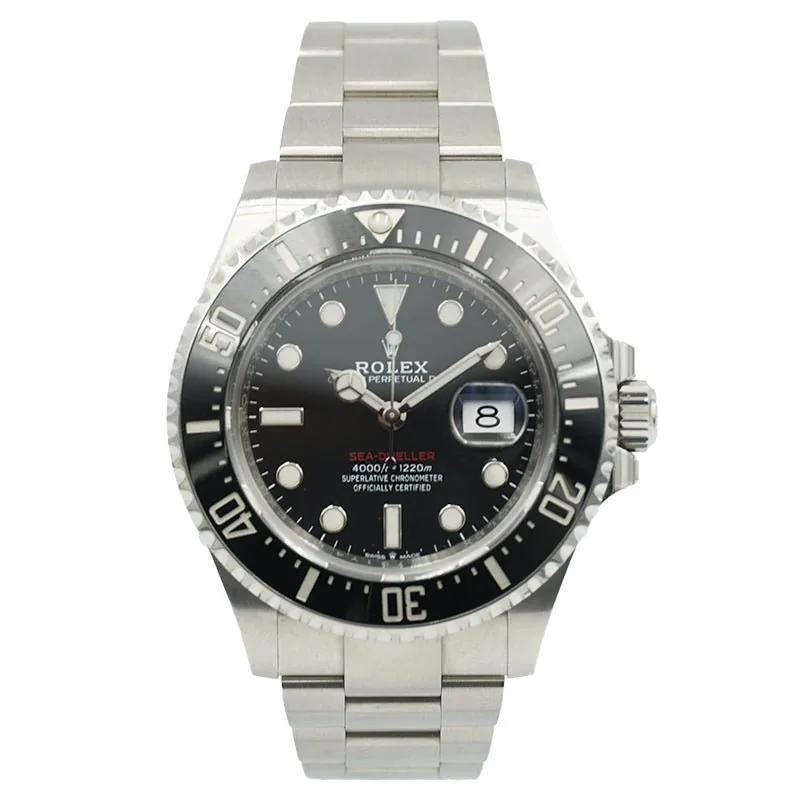 Pre-Owned Watches SLD - 03-06-23 - Rolex 43mm Sea-Dweller 126600 B&P '20 Stainless Steel Red Letters Ref. 220832