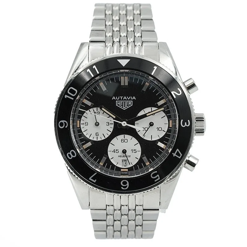 Pre-Owned Watches SOLD - 6/14/25 - Tag Heuer Autavia CBE2110 Black Dial Chronograph 42mm B&P 2017 Ref. 234527