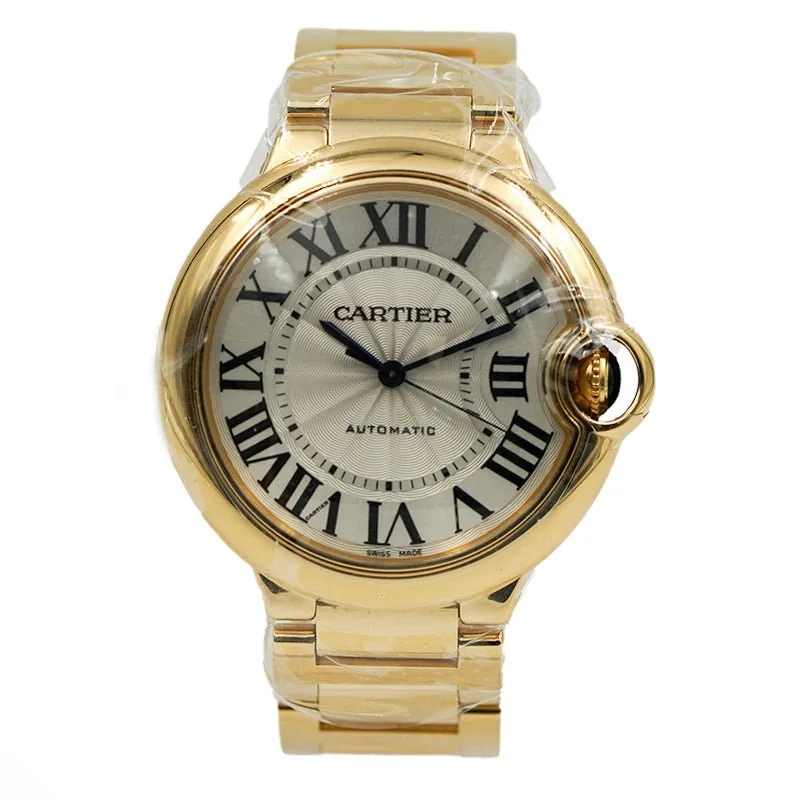 Pre-Owned Watches SOLD - 12/28/23 - Cartier 36mm Ballon Bleu W69004Z2 Yellow Gold 18K B&P '17 Ref. 234028