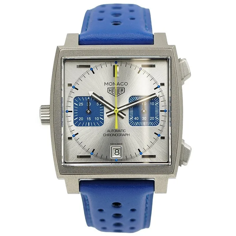 Pre-Owned Watches SOLD - 7/26/25 - Tag Heuer Racing Blue Monaco CAW218C.FC6548 Boutique Limited Titanium B&P '24 Ref. 234441