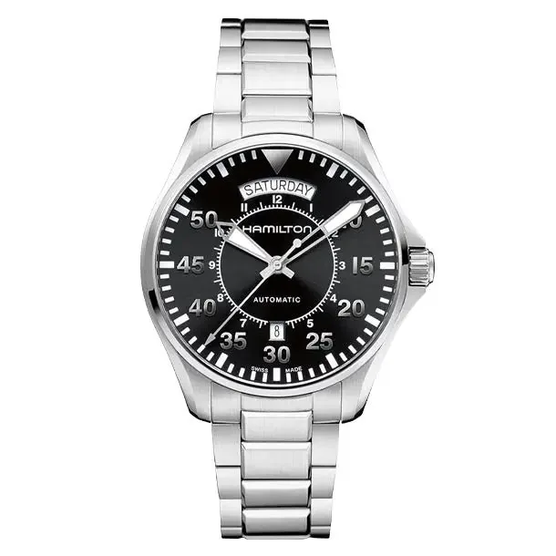 HAMILTON KHAKI AVIATION Pilot Day Date Auto 42mm H64615135