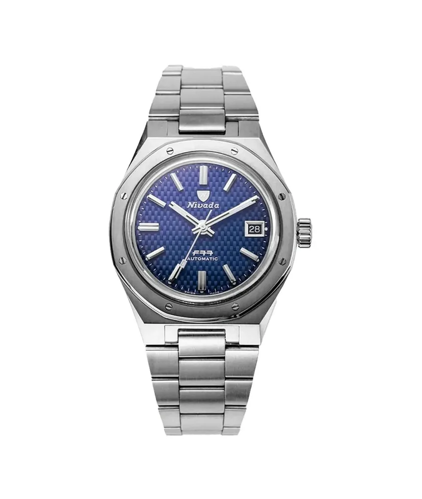 NIVADA GRENCHEN AUTOMATIC F77 BLUE 37MM 69001A77