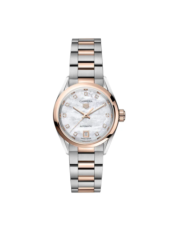 TAG Heuer Carrera LadyNew 04/25 Full Set Carrera Date WBN2450.BD0569